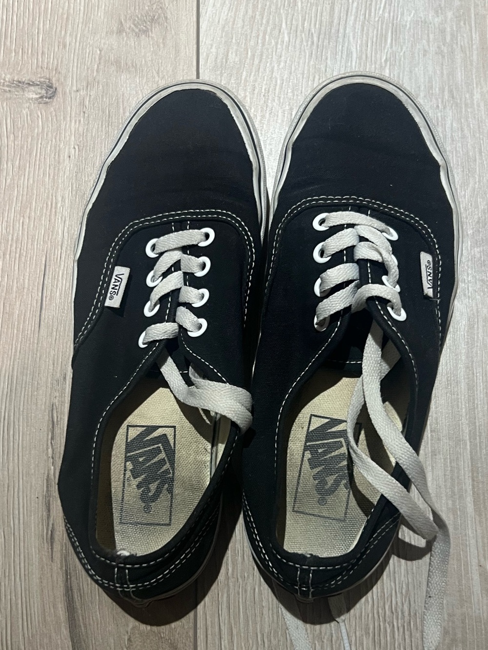 Vans Authentic Black Canvas Sneakers